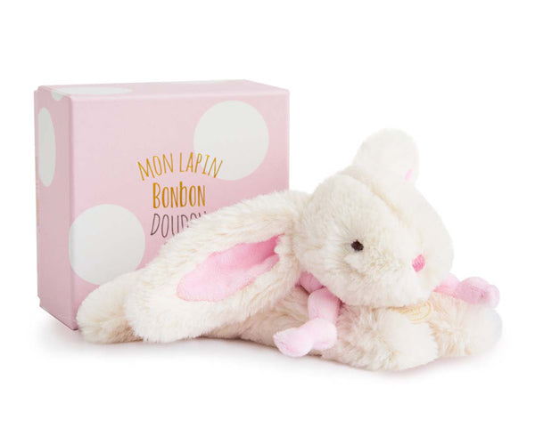 Doudou et Compagnie Soft Pink Bunny Plush