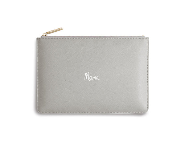 Katie Loxton Mama Grey Zip Pouch